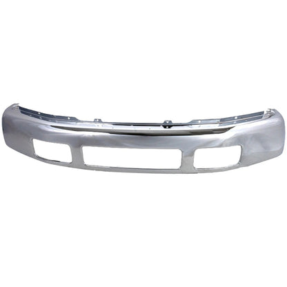 Primed Front Bumper Cover 5C3Z17757BA FO1002392 Replacement For Ford F-250 F-350 2005 2006 2007 Super Duty Chromed