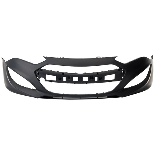 Primed Front Bumper Cover 865112M300 HY1000197 Replacement For Hyundai Genesis 2013 2014 2015 2016 Coupe Primed with Fog Light Holes