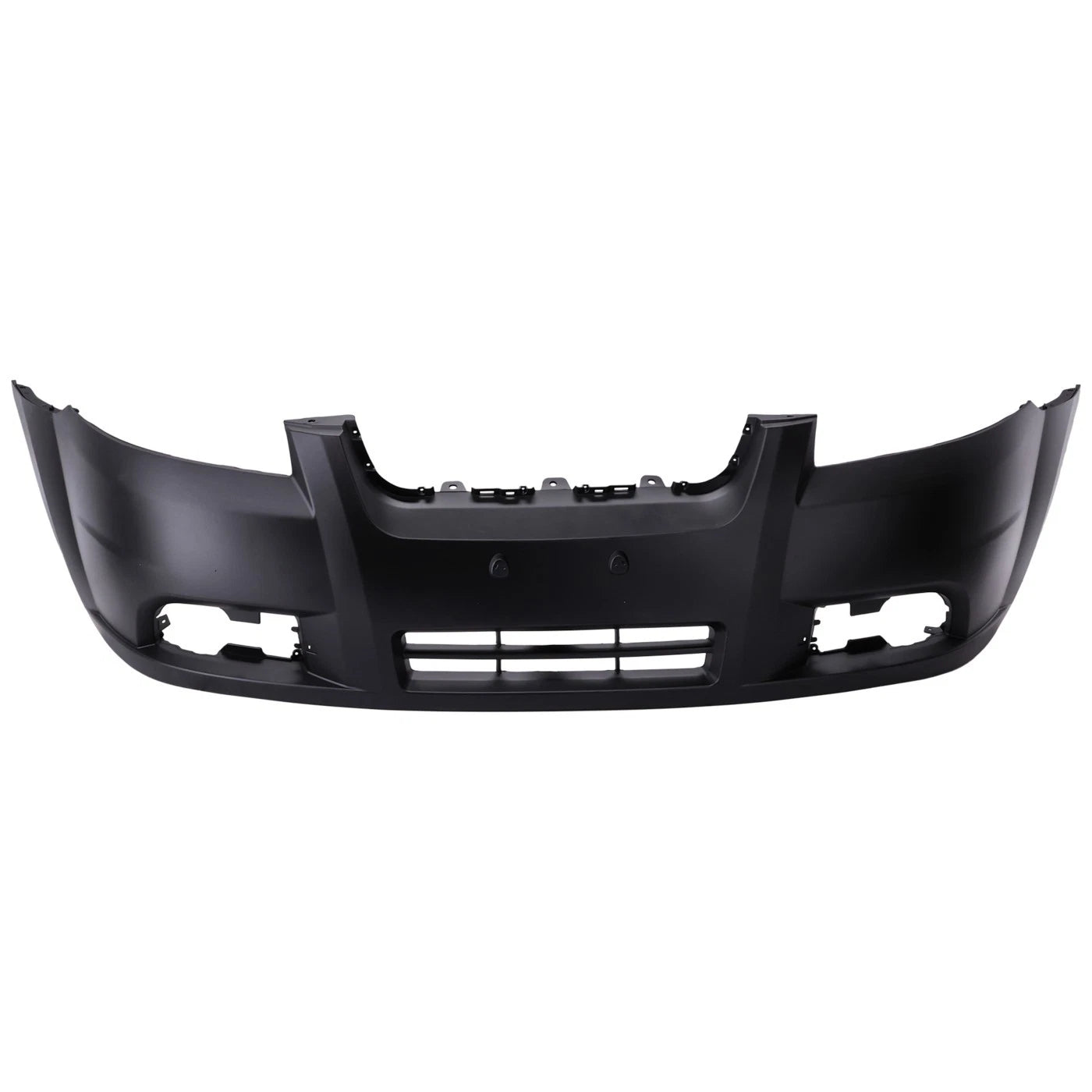 Primed Front Bumper Cover 96648503 GM1000833 Replacement For Chevy Aveo 2007 2008 2009 2010 2011 Sedan with Fog Lamp Holes Primed