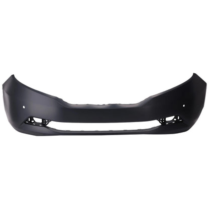 Primed Front Bumper Cover 04711TK8A81ZZ HO1000295 Replacement For Honda Odyssey 2011 2012 2013 2014 2015 2016 2017 Touring with Park Sensor Holes Primed