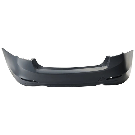 Primed Bumper Cover 51127312726 BM1100272 Replacement For BMW 335i 2012 2013 2014 2015 Standard Type Rear Primed With Tow Hook Hole