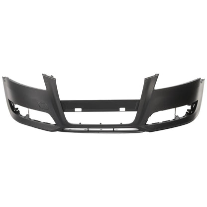 Primed Front Bumper Cover 8P0807105EGRU AU1000169 Replacement For Audi A3 Quattro A3 2009 2010 2011 2012 2013 Primed With Fog Lamp Holes