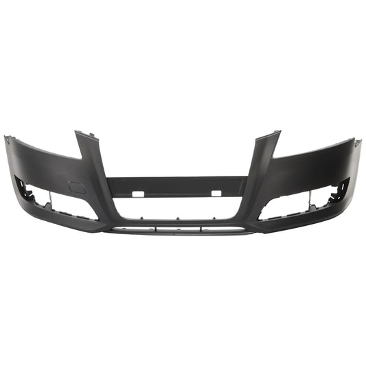 Primed Front Bumper Cover 8P0807105EGRU AU1000169 Replacement For Audi A3 Quattro A3 2009 2010 2011 2012 2013 Primed With Fog Lamp Holes