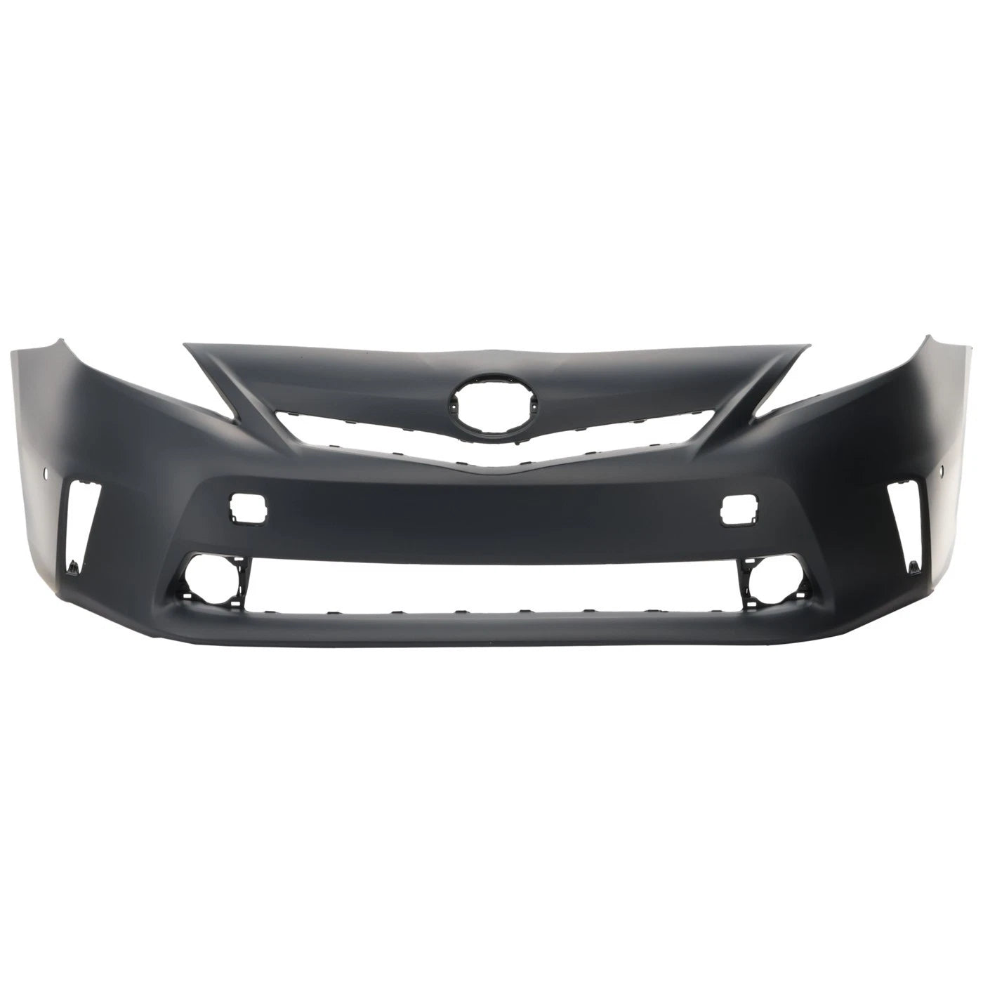 Primed Front Bumper Cover 5211947926 TO1000389 Replacement For Toyota Prius V 2012 2013 2014 with Halogen HL/Pre-Collision System Primed
