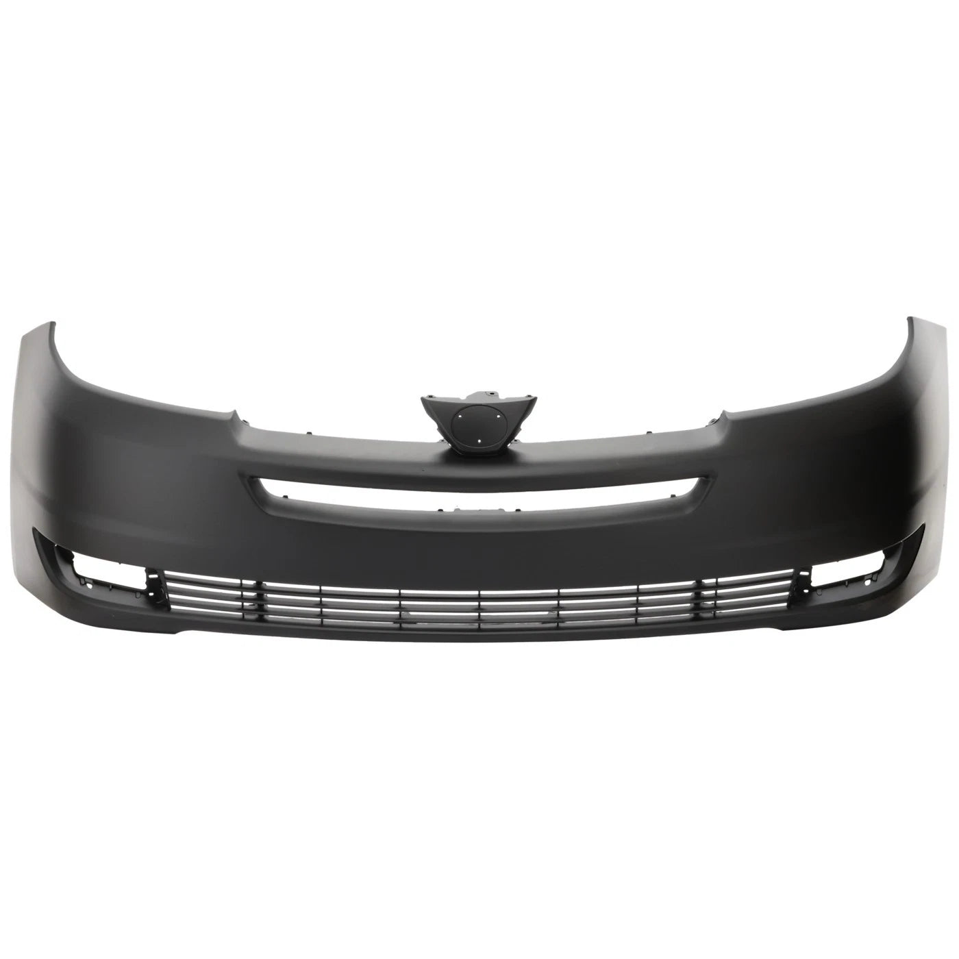 Primed Front Bumper Cover 52119AE900 TO1000272 Replacement For Toyota Sienna 2004 2005 with Fog Lamp Holes Primed