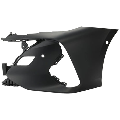 Primed Bumper Cover Fascia Front Driver Left Side LH Hand 5211347902 TO1016101 Replacement For Toyota Prius 2017 2018 2019 2020 2021 2022 Primed