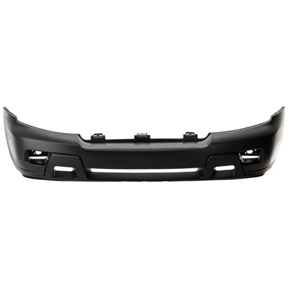 Primed Front Bumper Cover 19120983 GM1000815 Replacement For Chevrolet Trailblazer 2006 2007 2008 2009 Primed With Fog Lamp Hole