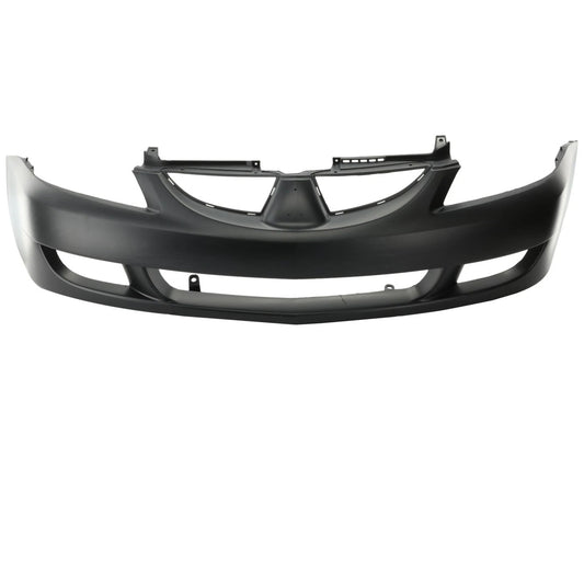 Primed Front Bumper Cover MN161540BA MI1000310 Replacement For Mitsubishi Lancer 2004 2005 with Fog Lamp Holes Primed