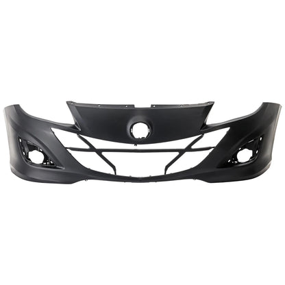 Primed Bumper Cover Fascia BBN650031EBB MA1000232 Replacement For Mazda 3 2010 2012 2013 Front Primed