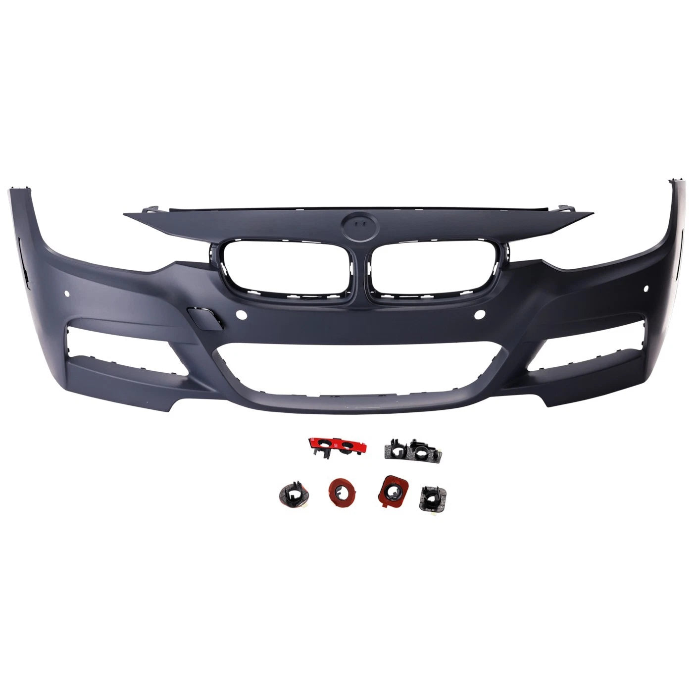 Primed Front Bumper Cover 51118067955 BM1000291 Replacement For BMW 320i 2013-2018 Replacement For BMW 328i 2013 2014 2015 2016 Primed With Fog Light Holes
