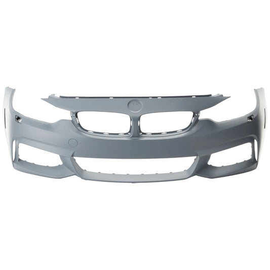 Primed Front Bumper Cover 51118060886 BM1000341 Replacement For BMW 428i 435i 2014 2015 2016 Primed with M Sport Line