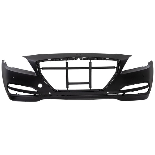 Primed 86540B1400 HY1000209 Bumper Cover Fascia Front Replacement For Hyundai Genesis 2015 2016 Replacement For Genesis G80 2017 Primed