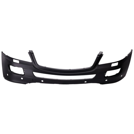 Primed Bumper Cover 1648851225 MB1000232 Replacement For Mercedes Benz ML350 2006 2007 2008 with Parktronic Holes Front Primed