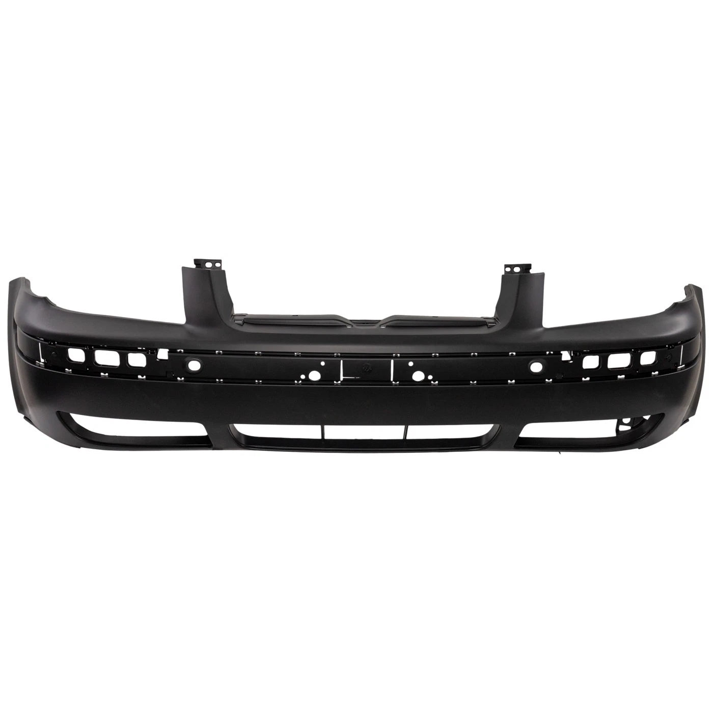 Primed Front Bumper Cover 1J5807217JGRU VW1000136 Replacement For Volks Jetta 1999 2000 2001 2002 2003 2004 2005 with Fog Lamp Holes Primed