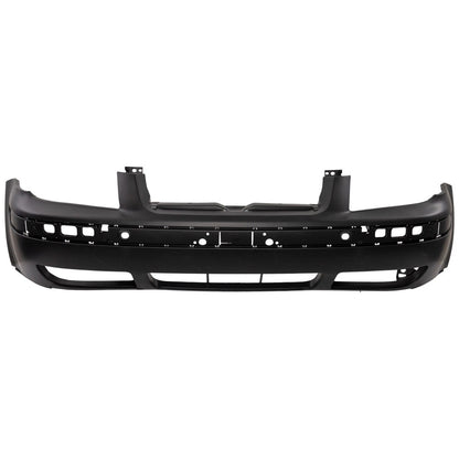 Primed Front Bumper Cover 1J5807217JGRU VW1000136 Replacement For Volks Jetta 1999 2000 2001 2002 2003 2004 2005 with Fog Lamp Holes Primed