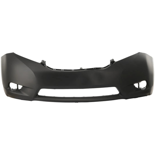 Primed Front Bumper Cover Primed 5211908904 TO1000369 Replacement For Toyota Sienna 2011 2012 2013 2014 2015 2016 2017 BASE LE XLE
