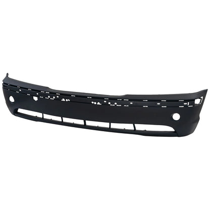 Primed Front Bumper Cover 51117044116 BM1000146 Replacement For BMW 325i 2002 2003 2004 2005 with Fog Lamp Holes Primed