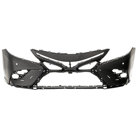 Primed Bumper Cover 521190X955 TO1000472 Replacement For Toyota Camry 2021 2022 2023 2024 Front Primed