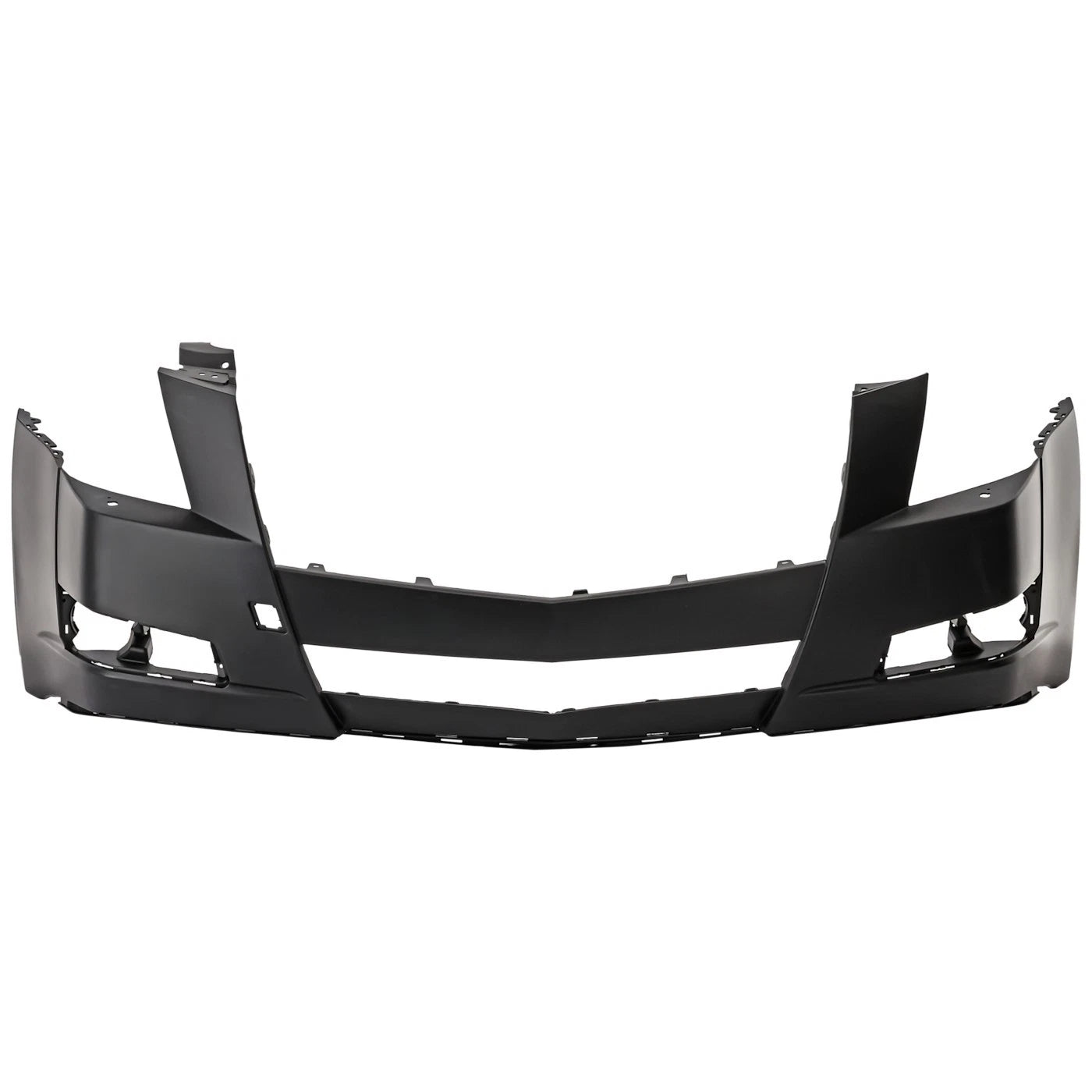 Primed Front Bumper Cover 25793664 GM1000856 Replacement For Cadillac CTS 2008 2009 2010 2011 2012 2013 2014 with Fog Lamp Holes Primed