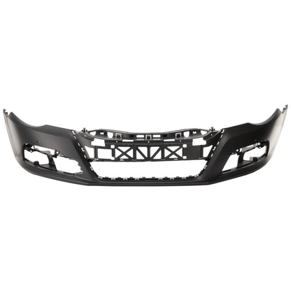 Primed Front Bumper Cover 3C8807217NGRU VW1000183 Replacement For Volks CC 2009 2010 2011 2012 with Fog Lamp Holes Primed