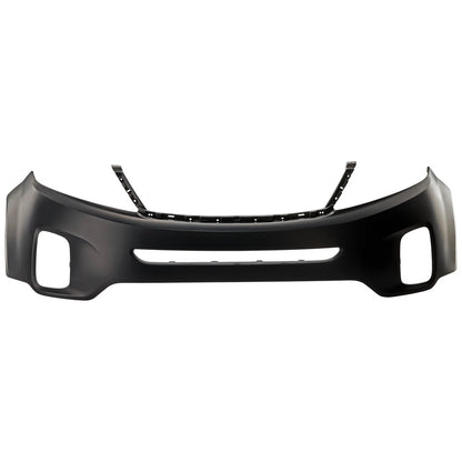 Primed Front Upper Bumper Cover 865111U500 KI1000164 Replacement For Kia Sorento 2014 2015 with Fog Lamp Holes Primed