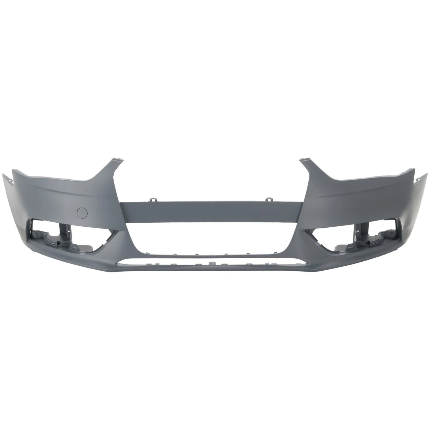 Primed Front Bumper Cover 8K0807065AGRU AU1000190 Replacement For Audi A4 Quattro A4 2013 2014 2015 2016 Primed With Fog Lamp Holes