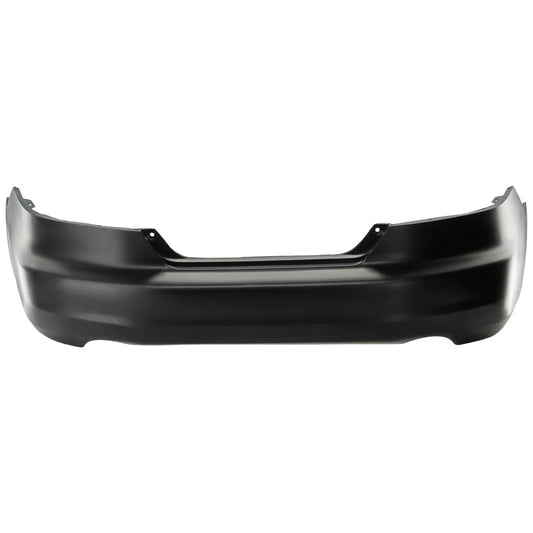 Primed Bumper Cover 04715SDNA90ZZ HO1100209 Replacement For Honda Accord 2003 2004 2005 2.4L Engine Coupe Rear Plastic Primed
