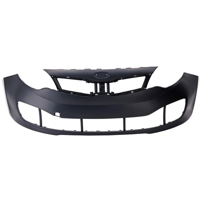 Primed Front Bumper Cover 865111W000 KI1000159 Replacement For Kia Rio 2012 2013 2014 2015 Primed with Fog Lamp Holes