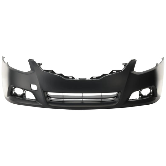 Primed Front Bumper Cover 62022ZX10H NI1000275 Replacement For Nissan Altima 2010 2011 2012 2013 Coupe with Fog Lamp Holes Primed