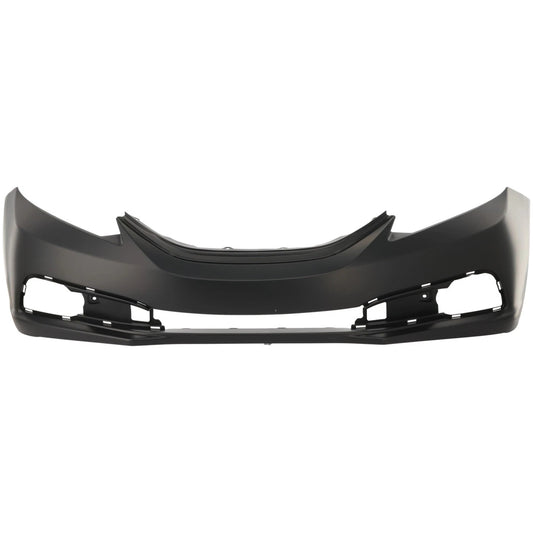 Primed Bumper Cover 04711TR3A50ZZ HO1000290 Replacement For Honda Civic 2013 2014 2015 EX EX-L LX Si Sedan Front Primed