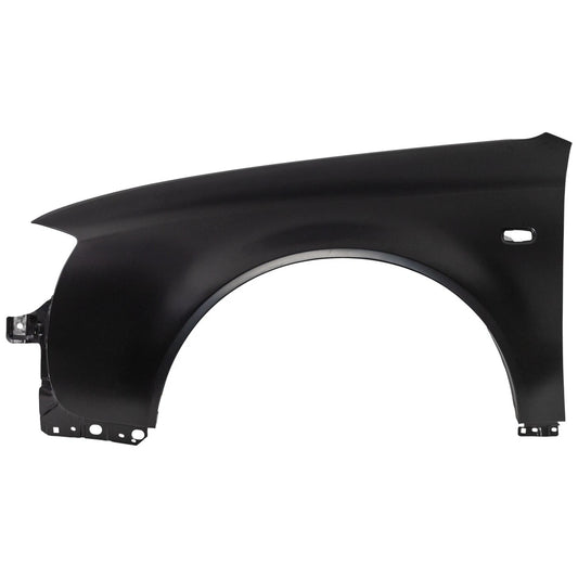 Primed Fender Replacement For Audi A6 2002 2003 2004 Front Driver Side with 6 Cyl 4B0821105B AU1240119
