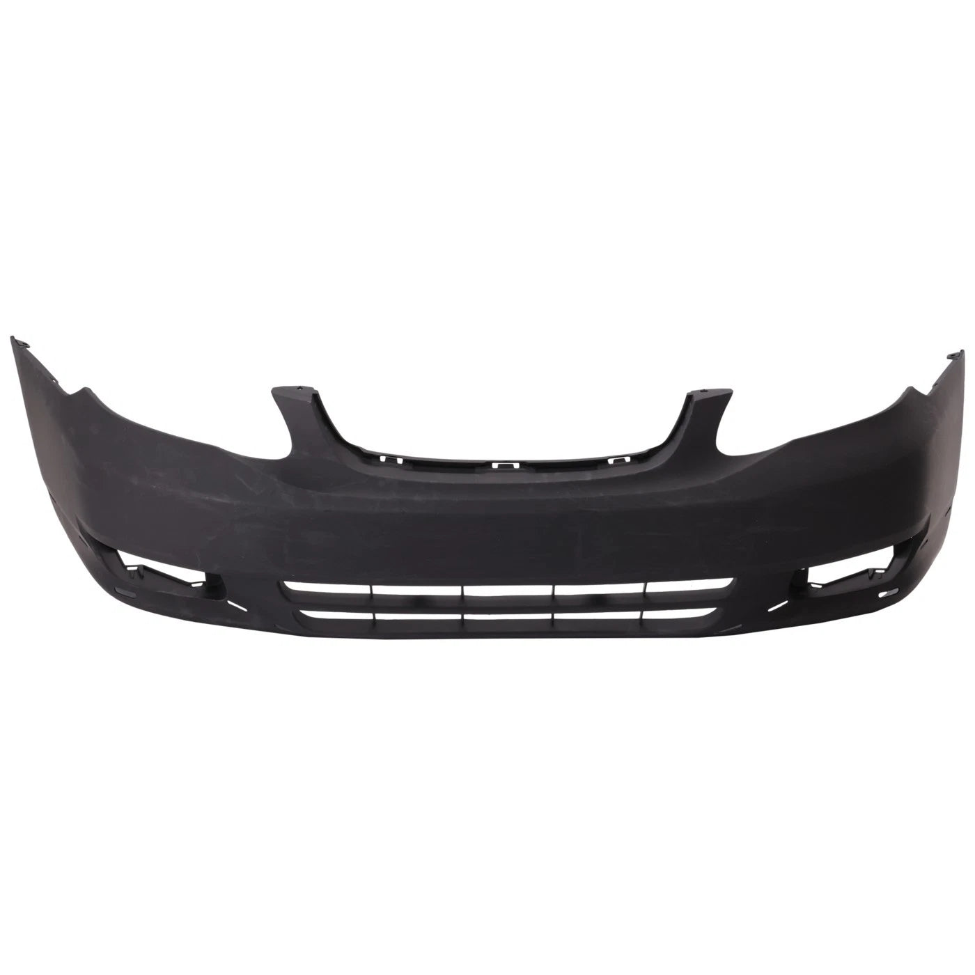 Primed Front Bumper Cover 5211902916 TO1000241 Replacement For Toyota Corolla 2003 2004 with Fog Light Holes Primed