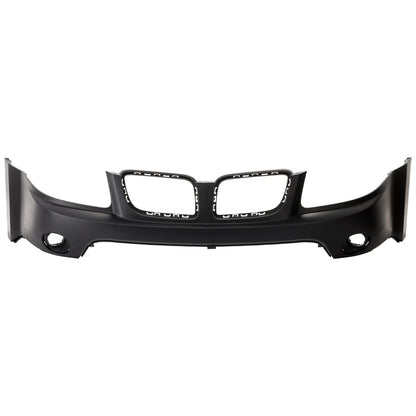 Primed Front Upper Bumper Cover 19120956 GM1000777 Replacement For Pontiac Torrent 2006 2007 2008 2009 with Fog Lamp Holes Primed