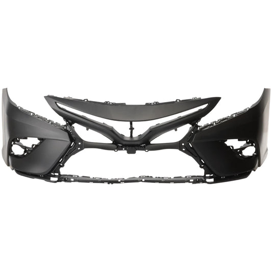 Primed Bumper Cover Fascia Front TO1000440 521190X938 Replacement For Toyota Camry 2018 2019 2020 Primed
