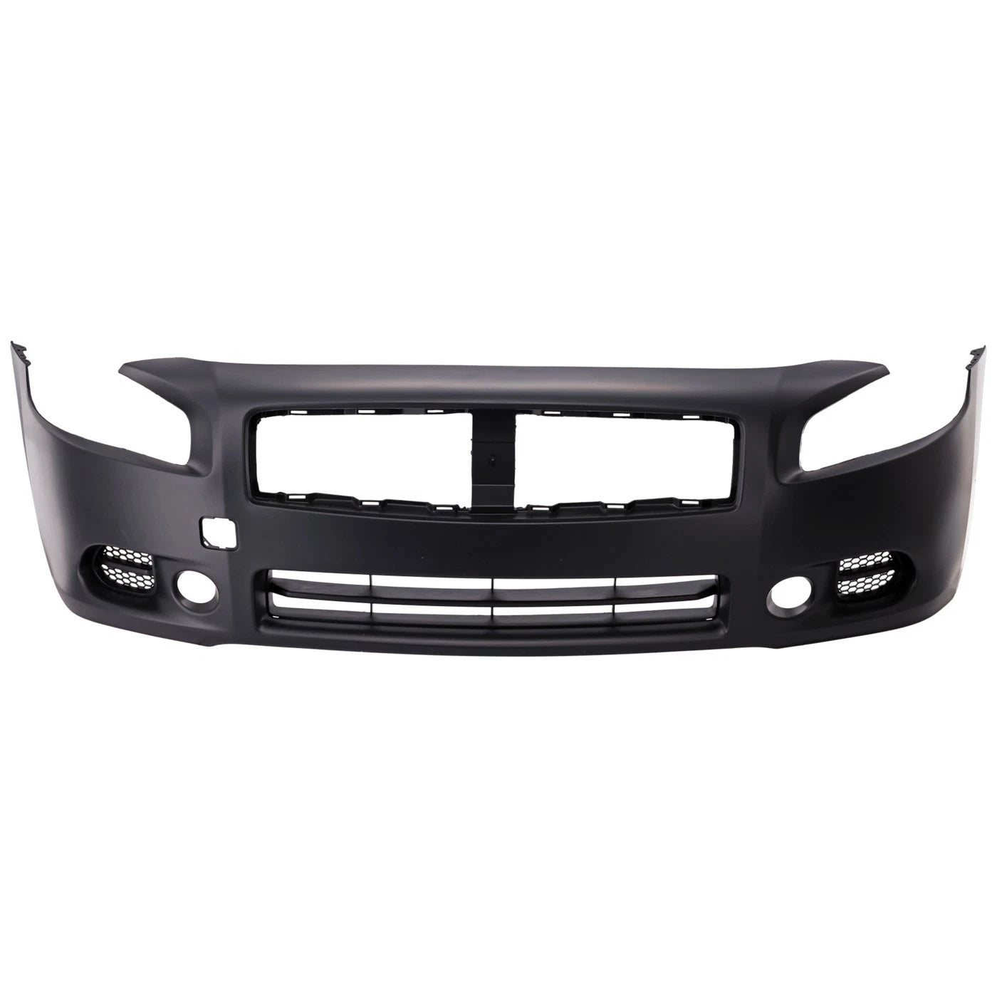 Primed Front Bumper Cover 620229N00H NI1000258 Replacement For Nissan Maxima 2009 2010 2011 2012 2013 2014 S SV Models with Fog Lamp Holes Primed