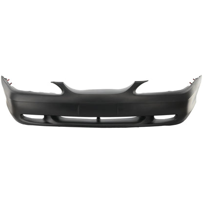 Primed Front Bumper Cover F4ZZ17D957A FO1000126 Replacement For Ford Mustang 1994 1995 1996 1997 1998 With Fog Light Holes Primed