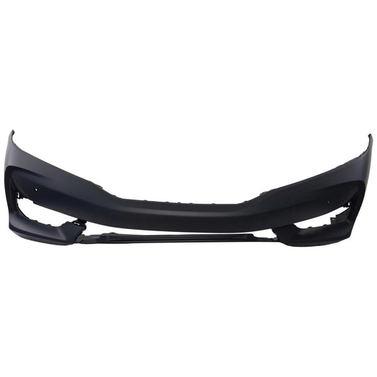 Primed Bumper Cover Fascia Front Coupe HO1000305 71100T3LA60ZZ Replacement For Honda Accord 2016 2017 Primed