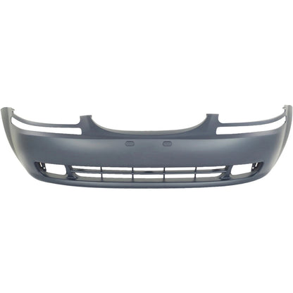 Primed Front Bumper Cover 96542983 GM1000728 Replacement For Chevy Aveo5 2004 2005 2006 2007 2008 Primed with Fog Light Holes