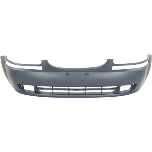Primed Front Bumper Cover 96542983 GM1000728 Replacement For Chevy Aveo5 2004 2005 2006 2007 2008 Primed with Fog Light Holes