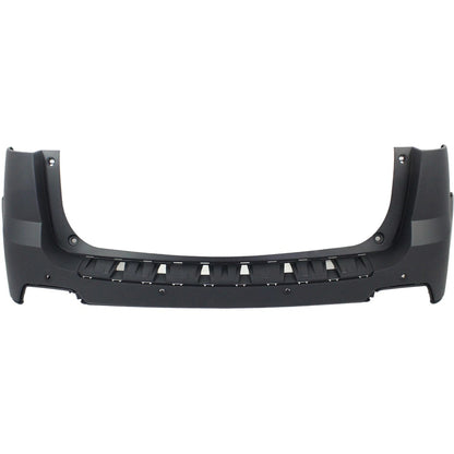 Primed Bumper Cover 23196406 GM1100863 Replacement For GMC Terrain 2010 2011 2012 2013 2014 2015 With Park Sensor Holes Rear Primed
