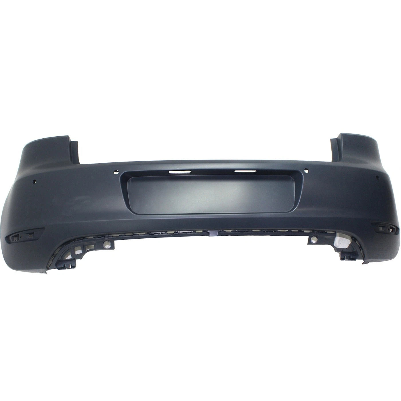 Primed Rear Bumper Cover 5K6807417GRU VW1100196 Replacement For Volkswagen Golf 2012 2013 Hatchback with Park Sensor Holes Primed