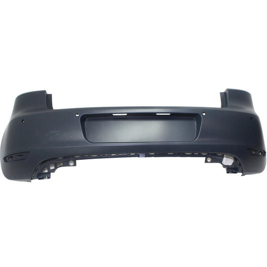 Primed Rear Bumper Cover 5K6807417GRU VW1100196 Replacement For Volkswagen Golf 2012 2013 Hatchback with Park Sensor Holes Primed