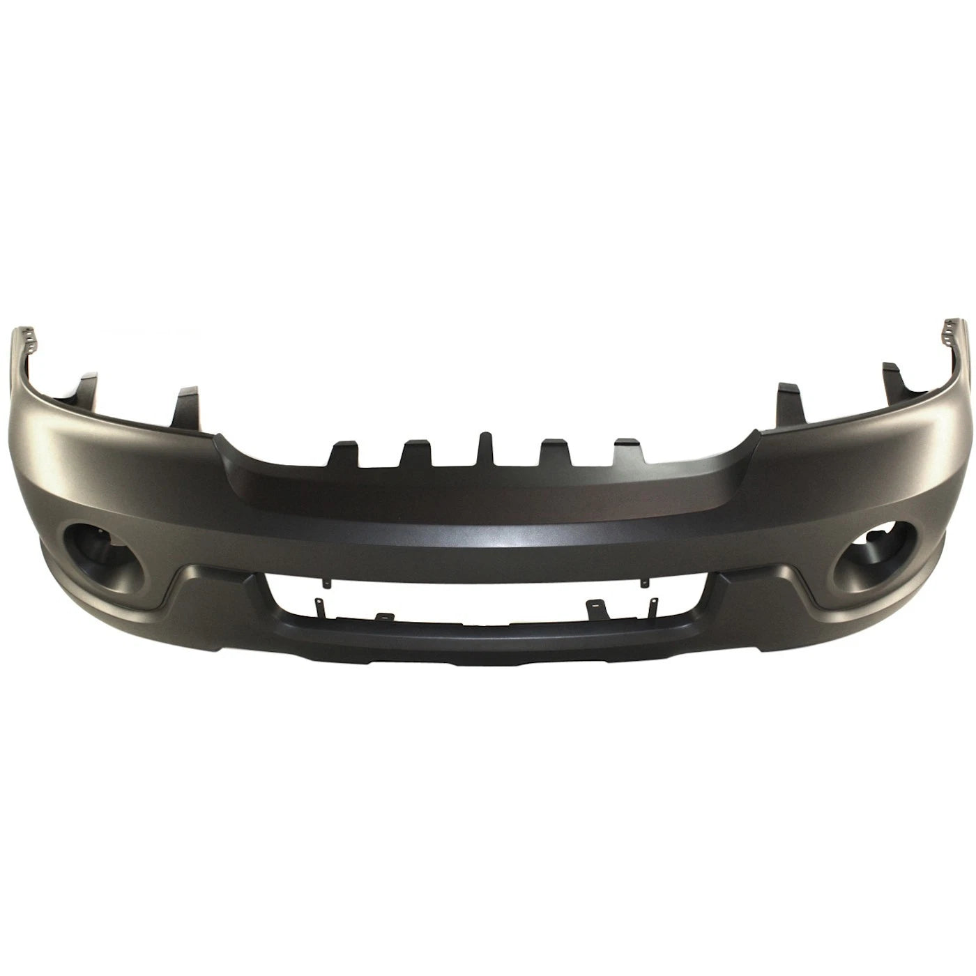 Primed Front Bumper Cover 2L7Z17D957EAA FO1000525 Replacement For Lincoln Navigator 2003 2004 with Fog Lamp Holes Primed