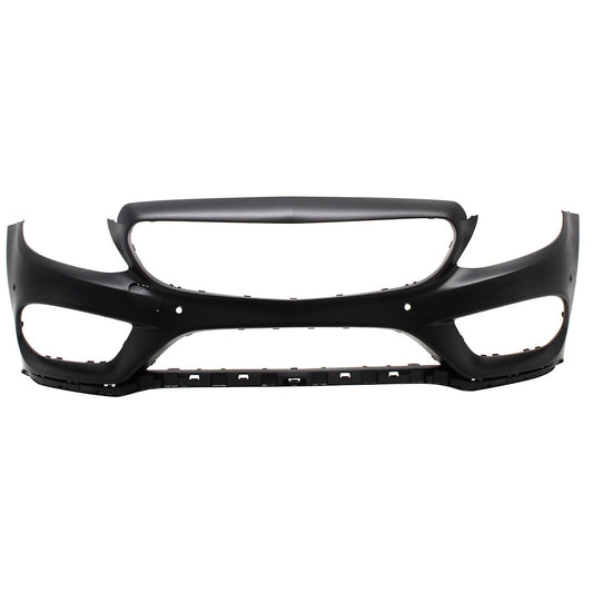 Primed Front Bumper Cover 2058802440649999 2058802440659999 MB1000491 Replacement For Mercedes Benz C300 2015 2016 2017 2018 Primed
