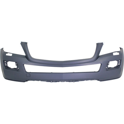 Primed Bumper Cover 16488552259999 MB1000255 Replacement For Mercedes Benz GL320 2007 2008 2009 Front with Washer Holes Curve Light Primed