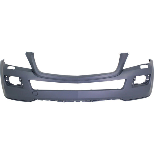 Primed Bumper Cover 16488552259999 MB1000255 Replacement For Mercedes Benz GL320 2007 2008 2009 Front with Washer Holes Curve Light Primed
