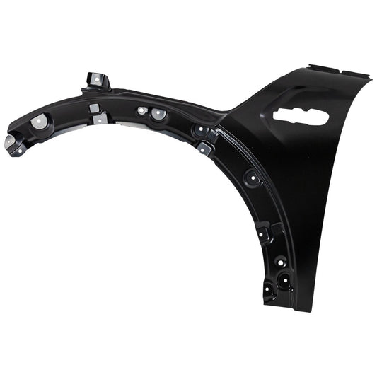 Primed Fender Replacement For Mini Cooper 2014 2015 2016 2017 2018 2019 2020 2021 2022 2023 Front Driver Side Hatchback 41007374521 MC1240104