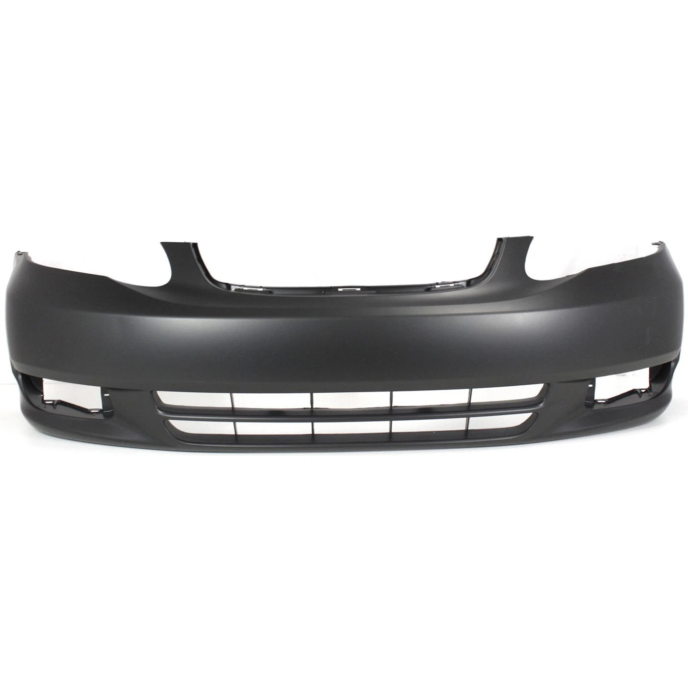 Primed Front Bumper Cover 5211902915 TO1000240 Replacement For Toyota Corolla 2003 2004 With Fog Lamp Holes Primed