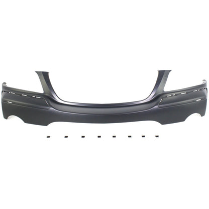 Primed Bumper Cover Fascia Front Upper CH1000381 5102341AB Replacement For Chrysler Pacifica 2004 2005 2006 Primed