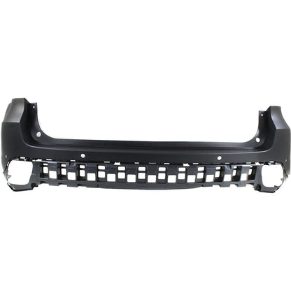 Primed Bumper Cover Fascia Rear Upper 521590E912 TO1114101 Replacement For Toyota Highlander 2014 2015 2016 Primed